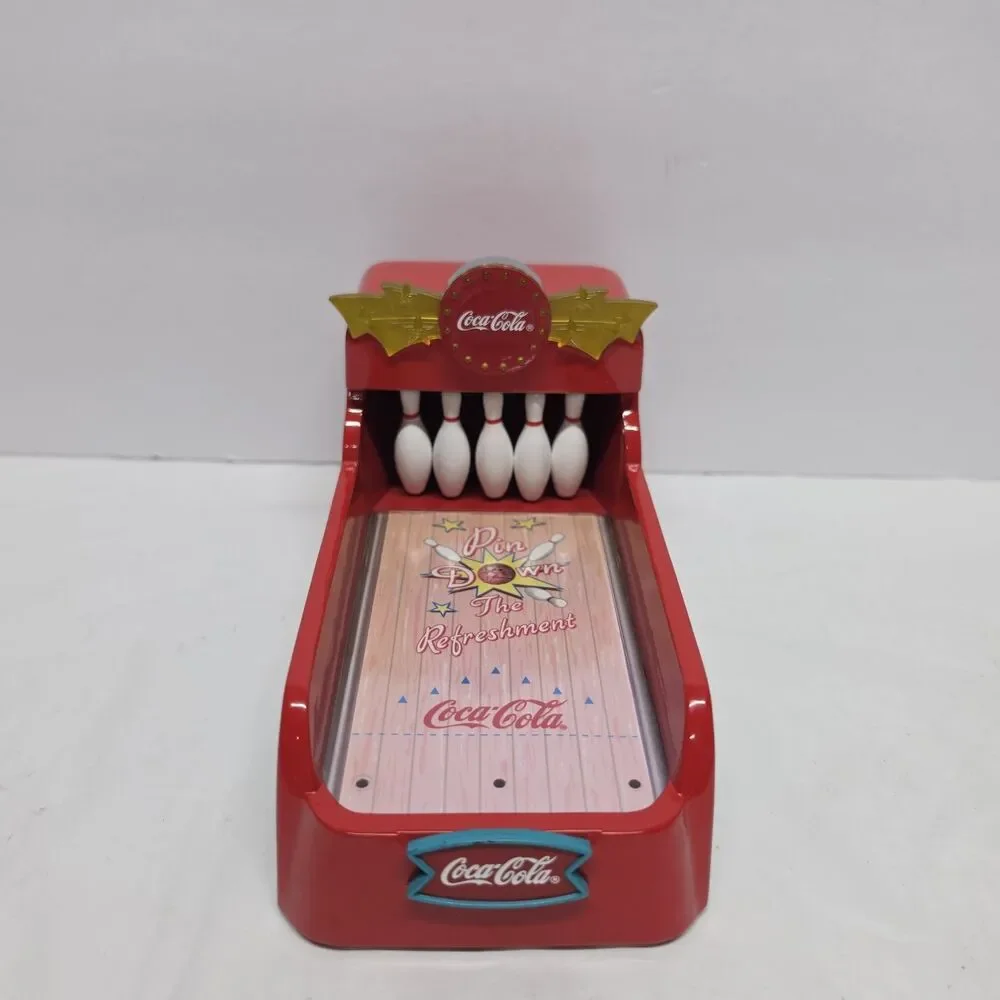 COCA COLA BOWLING ALLEY  MUSICAL BANK Bowl-O-Rama Non Working! Display Only!